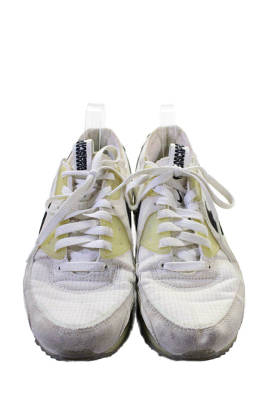 Nike Mens Lace Up Logo Air Max 90 Terrascape Sneakers White Black Size 10.5