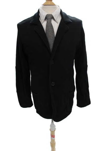 James Perse Mens Black Cotton Blazer Size 3