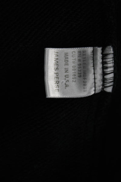 James Perse Mens Black Cotton Blazer Size 3