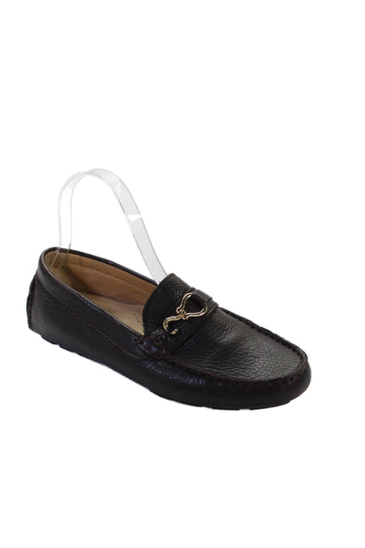 Cole Haan Womens Leather Horsebit Driving Loafers Dark Brown Size 7 B