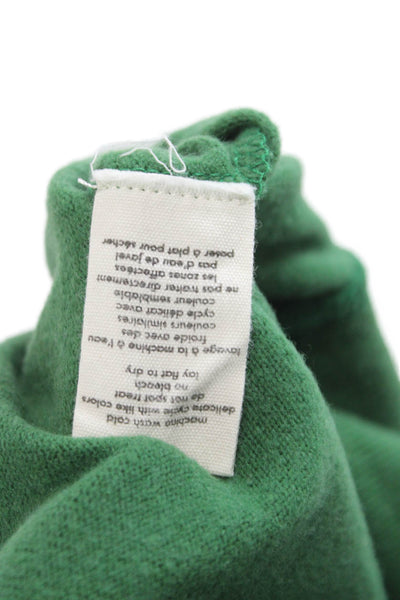 Donni Womens Sleeveless V-Neck Button Solid Set Green Size XS