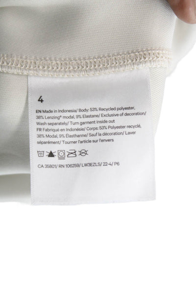 Lululemon Women Beige Pullover Sweatshirt Crew Neck Long Sleeve Size L