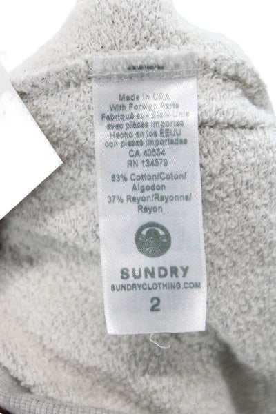 Sundry Women Jogger Pants Gray Drawstring Size 2
