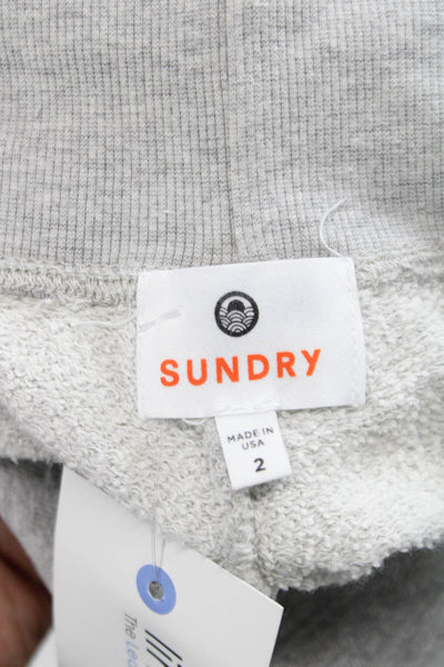 Sundry Women Jogger Pants Gray Drawstring Size 2