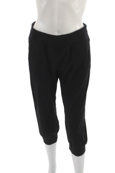 Sweaty Betty Womens Jogger Capri Black Polyester Blend Pants Size S