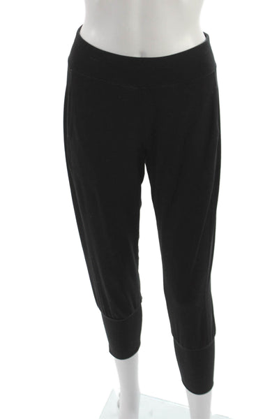 Sweaty Betty Womens Cropped Pants Black Polyester Size XS