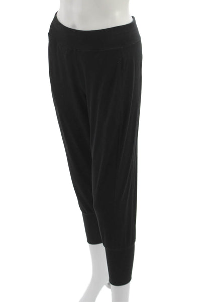 Sweaty Betty Womens Cropped Pants Black Polyester Size XS