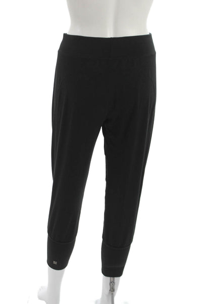 Sweaty Betty Womens Cropped Pants Black Polyester Size XS
