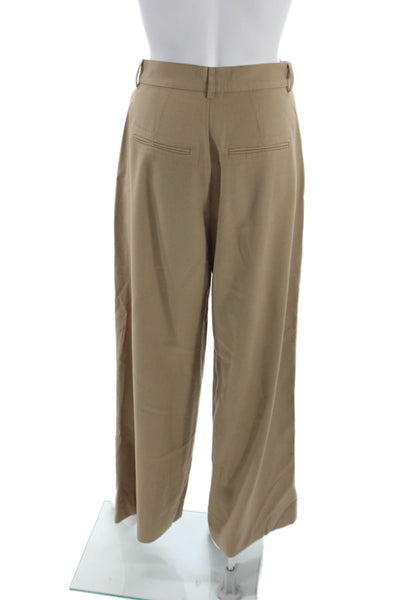 Nonchalant Label Womens Cropped Beige Rayon Pants Size M