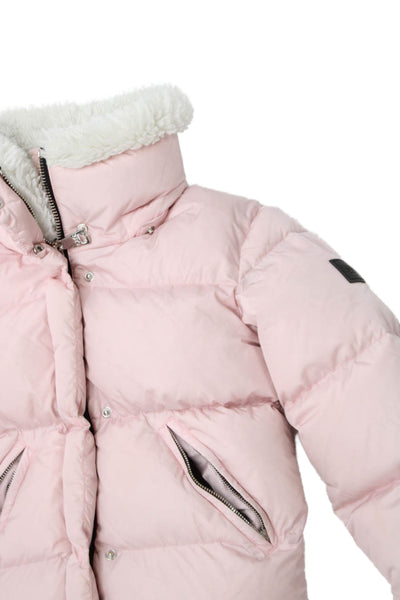 SAM New York Girls Full Zip Long Sleeve Puffer Jacket Pink Size 14