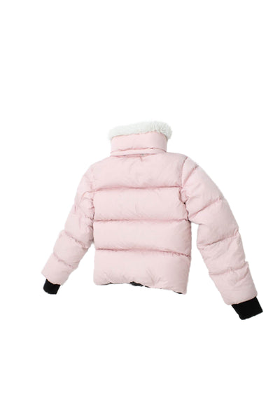 SAM New York Girls Full Zip Long Sleeve Puffer Jacket Pink Size 14
