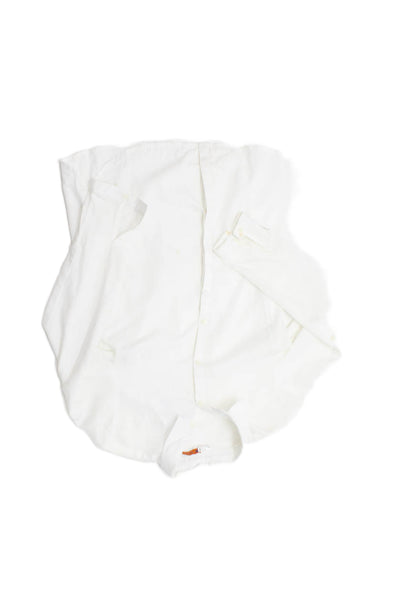 Mayoral Chic Boys Buttoned-Down Long Sleeve Top White Size 14