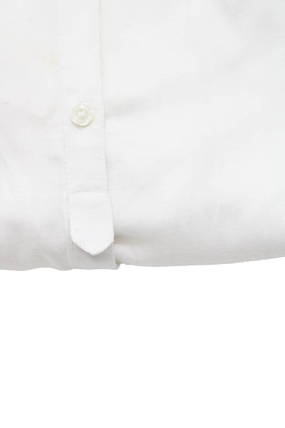 Mayoral Chic Boys Buttoned-Down Long Sleeve Top White Size 14
