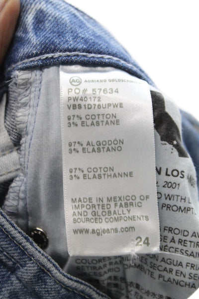 AG Adriano Goldschmied Women Flared Jeans Blue Size 24