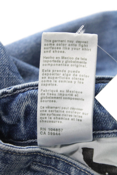 AG Adriano Goldschmied Women Flared Jeans Blue Size 24