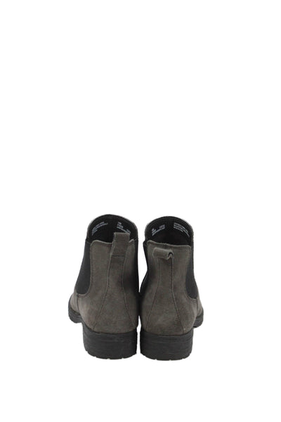 Born Mens Suede Leather Ankle Boots Shoes Dark Gray Size 10M