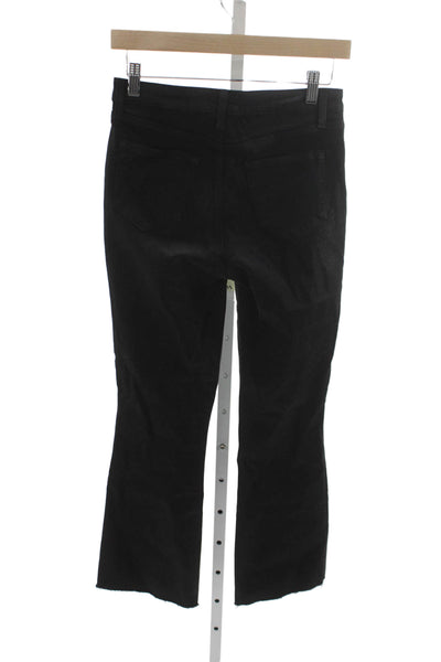 L'Agence Womens Cropped High Rise Black Jeans Size 26