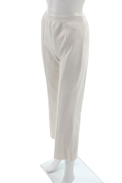 Theory Womens Cropped Viscose Beige Pants Size S