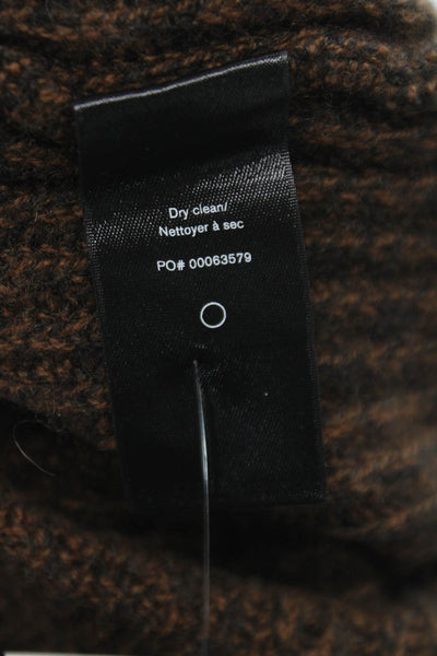 Rag & Bone Womens Cashmere Turtleneck Pullover Brown Size S