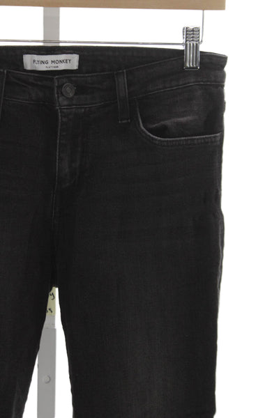 Flying Monkey Womens Black Skinny Jeans Size 28