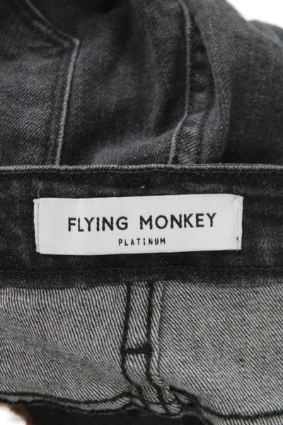 Flying Monkey Womens Black Skinny Jeans Size 28