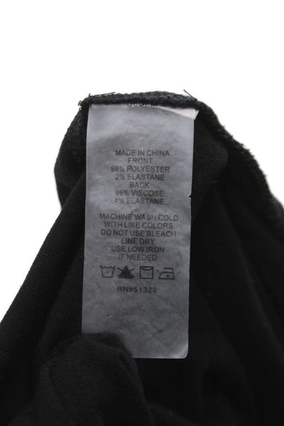 Vince Camuto Womens Black Basic Sleeveless Round Neck Polyester Blouse Size M
