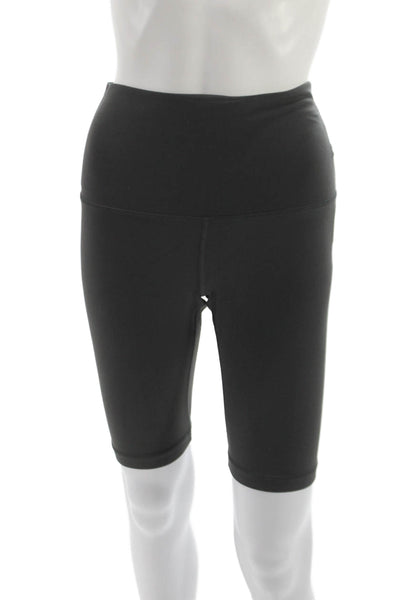 Lululemon Women Athletic Gray Polyester Shorts Size 8
