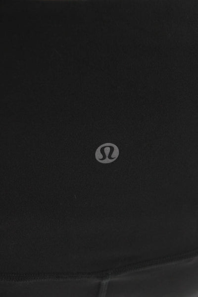 Lululemon Women Athletic Gray Polyester Shorts Size 8