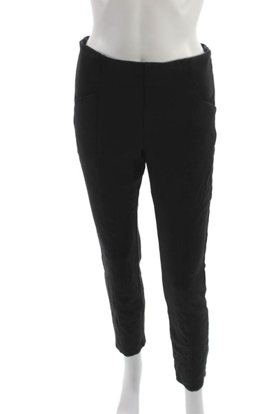 Athleta Women Ankle Pants Black Polyester Zip Size 6
