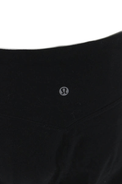 Lululemon Womens Pull On Cuff Ankle Sweatpants Black Size 8