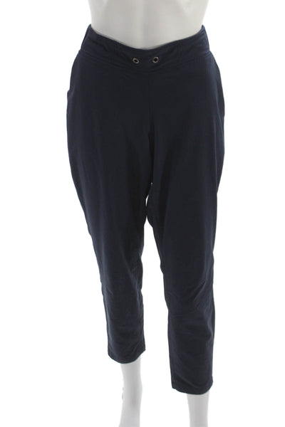 Lululemon Womens Pull On Cuff Ankle Sweatpants Black Size 8