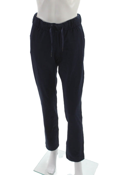 Lululemon Womens Jogger Pants Blue Polyester Drawstring Inseam 31 Size 4