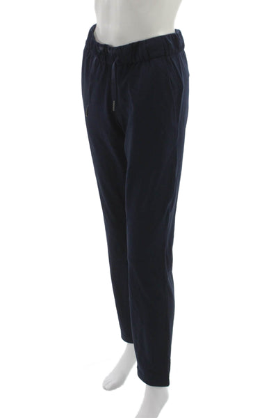 Lululemon Womens Jogger Pants Blue Polyester Drawstring Inseam 31 Size 4