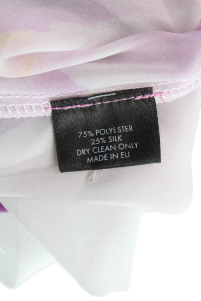 Dolcessa Swimwear Womens Purple Ombré Polyester Blend Cover Up Size L