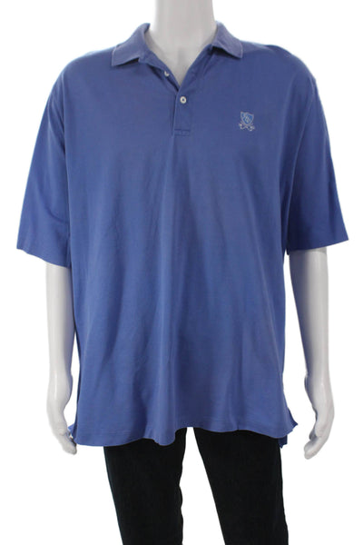 Polo Golf Ralph Lauren Mens Short Sleeve Collared Polo Shirt Blue Size XL