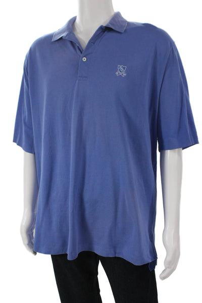 Polo Golf Ralph Lauren Mens Short Sleeve Collared Polo Shirt Blue Size XL