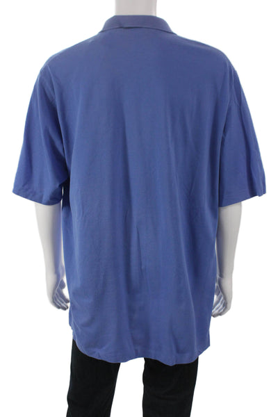 Polo Golf Ralph Lauren Mens Short Sleeve Collared Polo Shirt Blue Size XL
