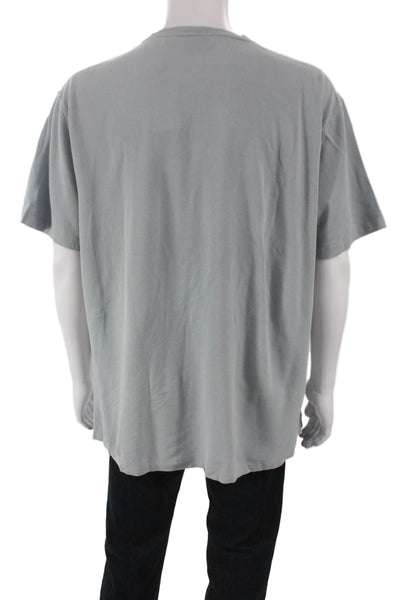 Joseph Abboud Mens Basic Gray Crew Neck Short Sleeve T-Shirt Size 2XL