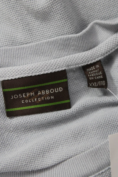 Joseph Abboud Mens Basic Gray Crew Neck Short Sleeve T-Shirt Size 2XL