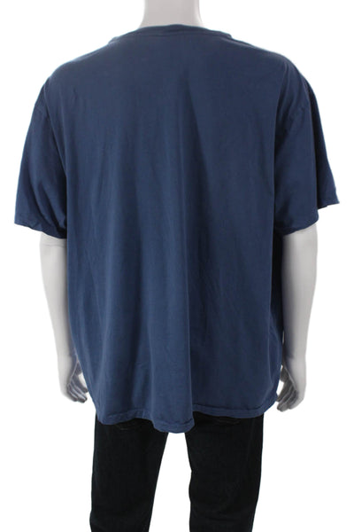 Polo Ralph Lauren Mens Basic T-Shirt Blue 100% Cotton Crew Neck Size 2XL