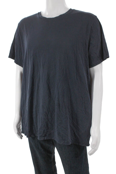 Vince Mens Basic Crewneck Pima Cotton Gray Short Sleeve T-Shirt Size 2XL