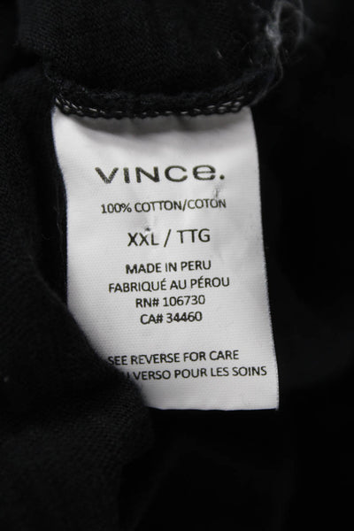 Vince Mens Gray Basic T-Shirt 100% Cotton Solid Size 2XL