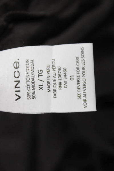 Vince Mens Basic T-Shirt Gray Crew Neck Short Sleeve Size XL