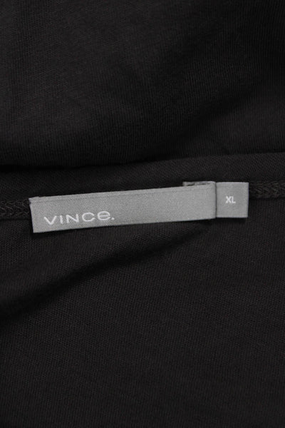 Vince Mens Basic T-Shirt Gray Crew Neck Short Sleeve Size XL