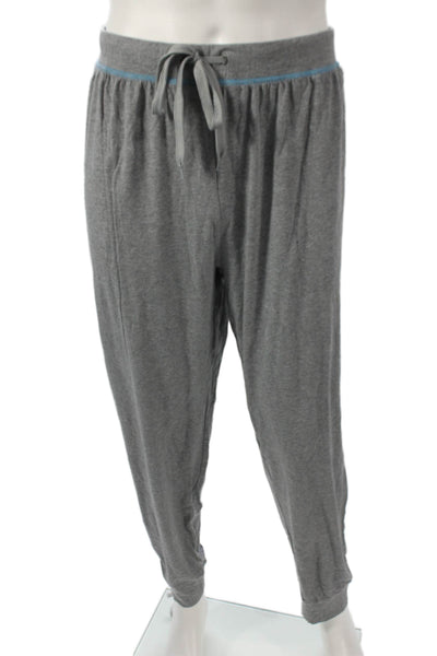 Robert Graham Mens Joggers Gray Drawstring Cotton Size XL
