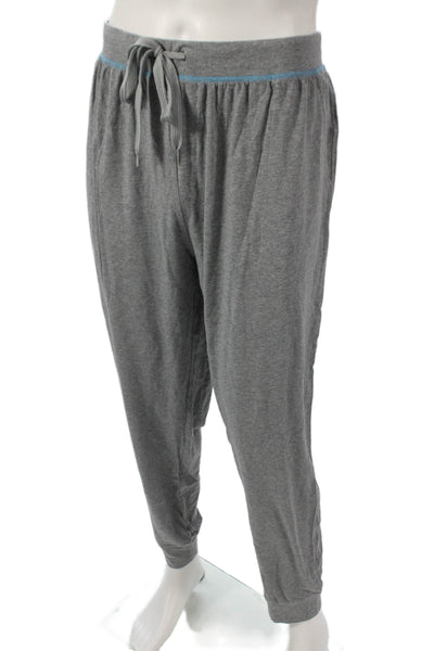 Robert Graham Mens Joggers Gray Drawstring Cotton Size XL