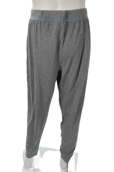 Robert Graham Mens Joggers Gray Drawstring Cotton Size XL