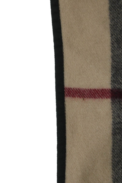 Burberry London Blue Label Womens Beige Lambswool Shawl Sweater Size One Size