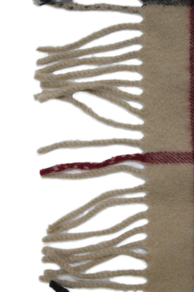 Burberry London Blue Label Womens Beige Lambswool Shawl Sweater Size One Size