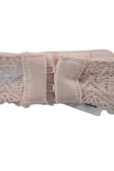 Simone Perele Womens Lace Under Wire Demi Bra Powder Pink Size 32 B